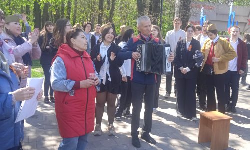 Торжественный митинг, посвященном празднованию 80-летию Победы в Великой Отечественной войне