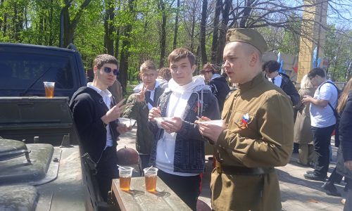Торжественный митинг, посвященном празднованию 80-летию Победы в Великой Отечественной войне