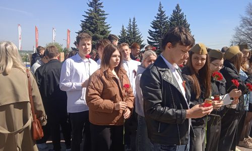 Торжественный митинг, посвященном празднованию 80-летию Победы в Великой Отечественной войне