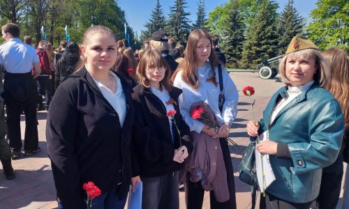 Торжественный митинг, посвященном празднованию 80-летию Победы в Великой Отечественной войне