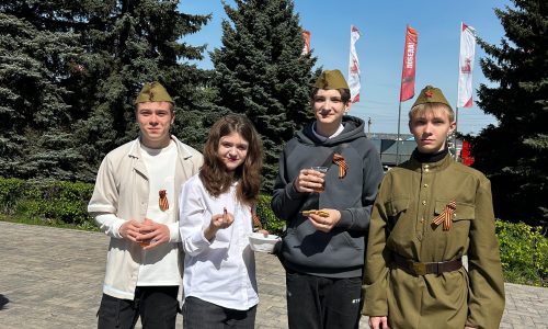 Торжественный митинг, посвященном празднованию 80-летию Победы в Великой Отечественной войне