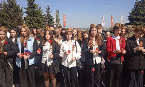 Торжественный митинг, посвященном празднованию 80-летию Победы в Великой Отечественной войне
